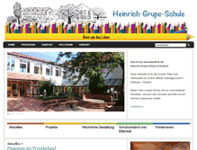 Tablet Screenshot of heinrich-grupe-schule.de